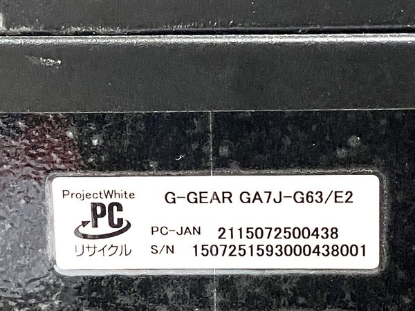 Tsukumo G-GEAR i7-4790 GTX 970 8GB SSD256GB HDD1.0TB Windows10