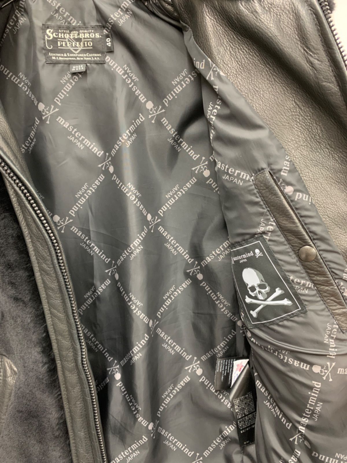 simosawa様専用MASTERMIND x Schott bros Grizzly Jacket - メルカリ