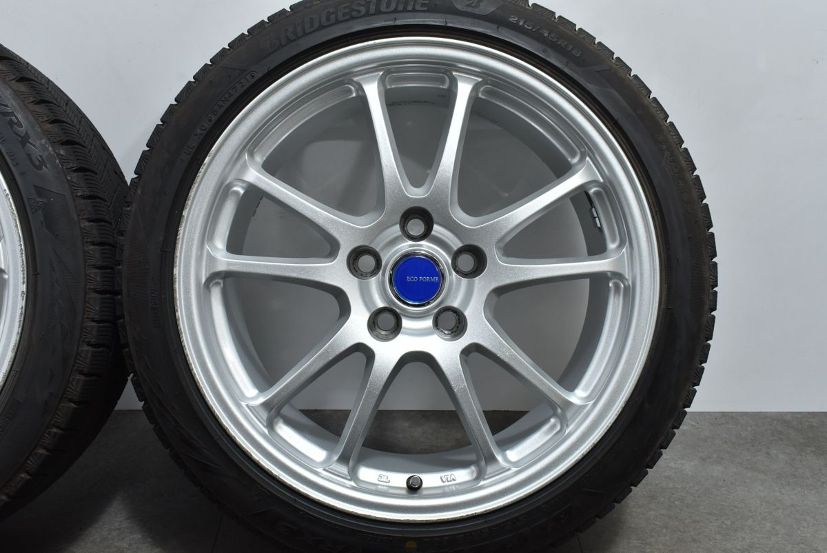 215/45R18 ブリザック VRX3 バリ溝2本 【公式通販】