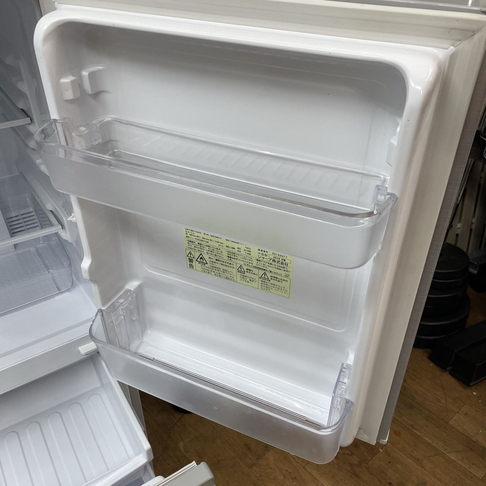 名古屋市近郊配送設置無料⭐S742⭐SHARP 2ドア冷蔵庫（137L 両開き）16  