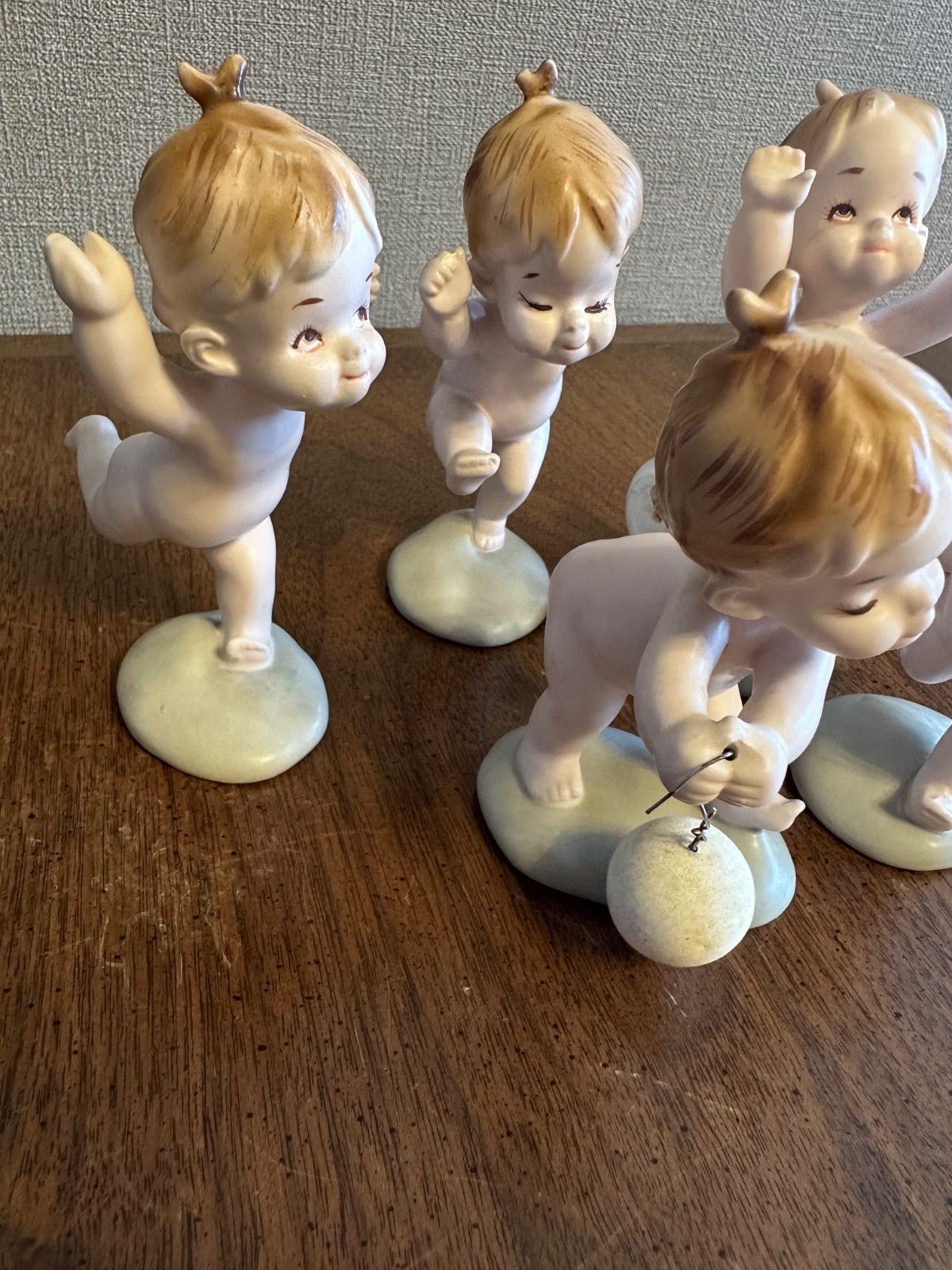 高島屋 ローズちゃん5体セット 1964年東京オリンピック記念 陶器 希少