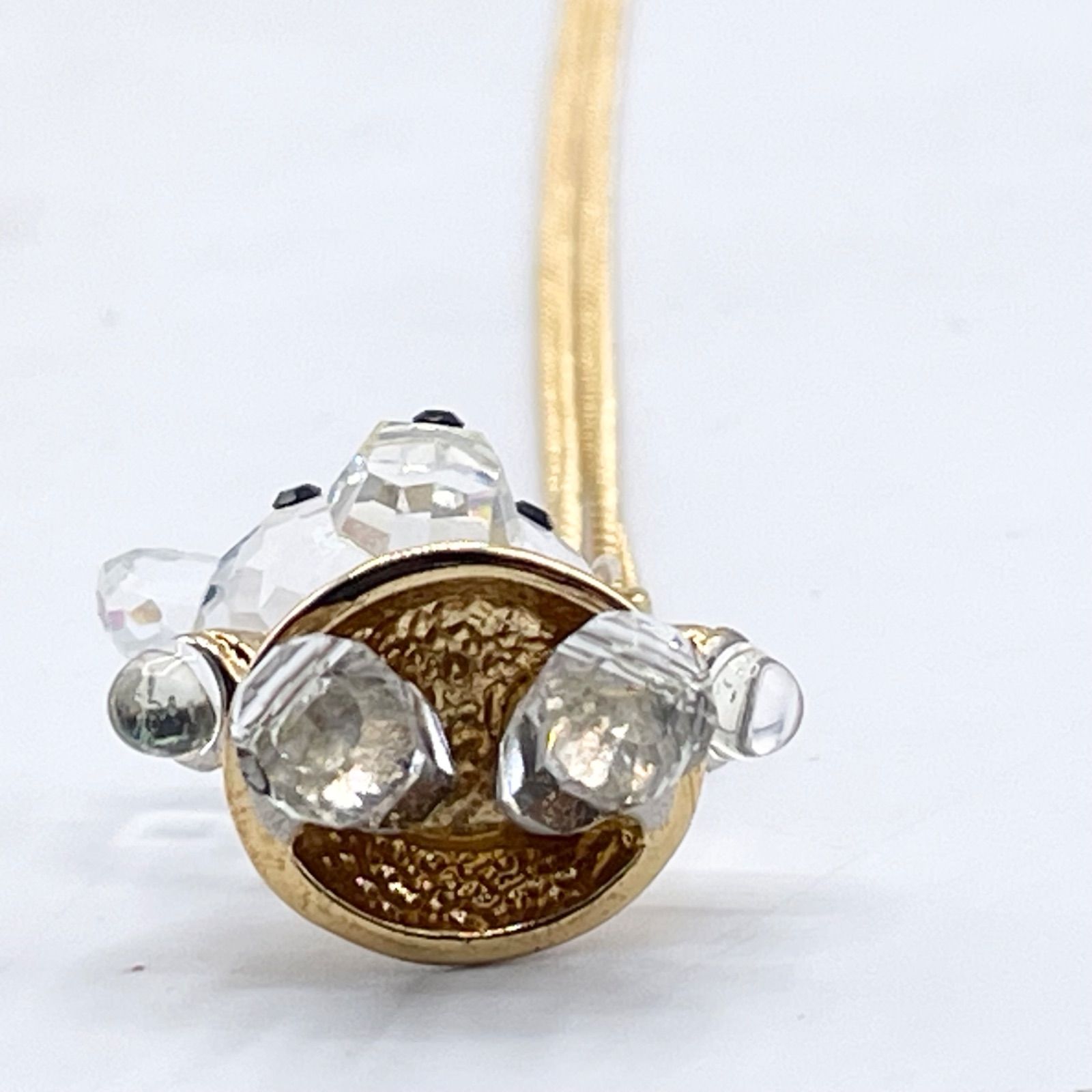 SWAROVSKI スワロフスキー クリスタル メモリーズ ネックレス クマ 