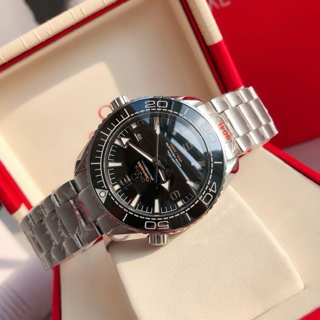 新品 シーマスター プラネット オーシャン 300M  自動巻き 新品)OMEGA オメガ シーマスター プラネットオーシャン クロノ