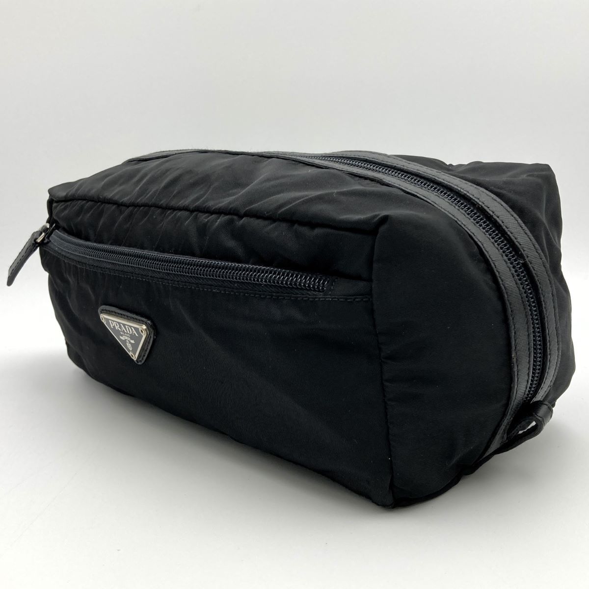PRADA プラダ ポーチ 小物入れ ナイロンポーチ トライアングルロゴ  