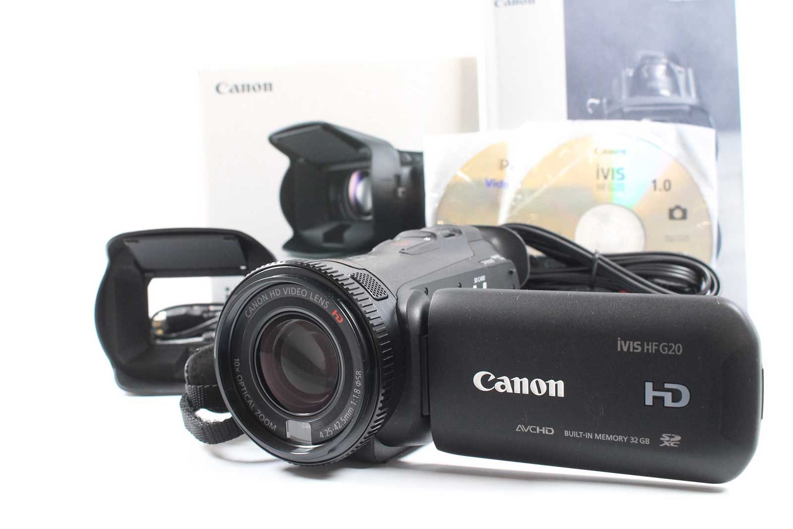 キャノン Canon iVIS HF G20 Digital Video Camera Camcorder 元 キャノン Canon iVIS HF G20 Digital Video Camera Camcorder 元