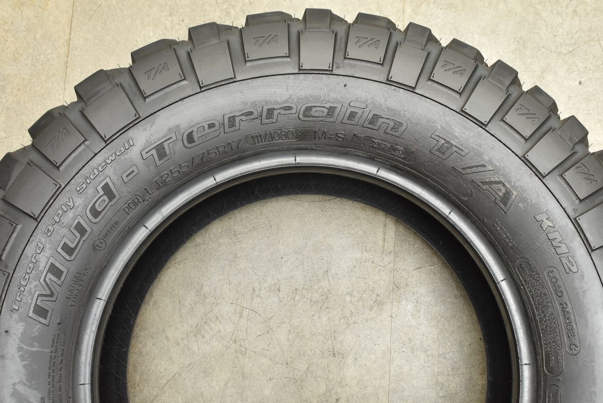 製 バリ溝 BFグッドリッチ マッドテレーン MUD-TERRAIN T A KM2 LT 255 75R17 ジープ ラングラー グラディエーター ルビコン外し FFCRYSTALESIA_COM