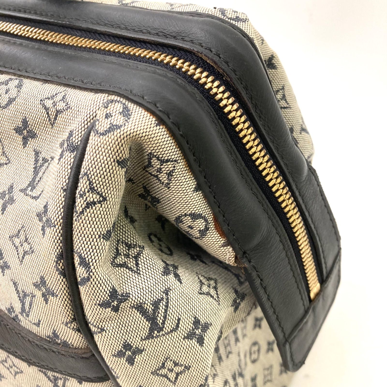 LOUIS VUITTON】ルイヴィトン ジョセフィーヌGM ネイビー ハンドバッグ 