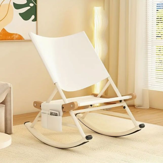 GMIK115○樺材 和モダン ロッキングチェア 揺り椅子 チェア 椅子