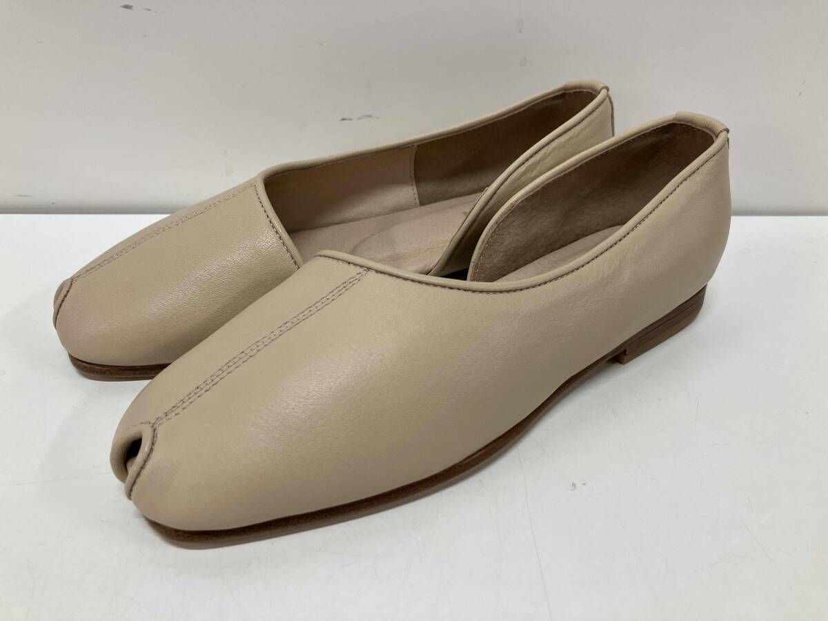 SUI スイ 北欧暮らしの道具店 オープントゥ パンプス ベージュ 2 1|2 箱有り