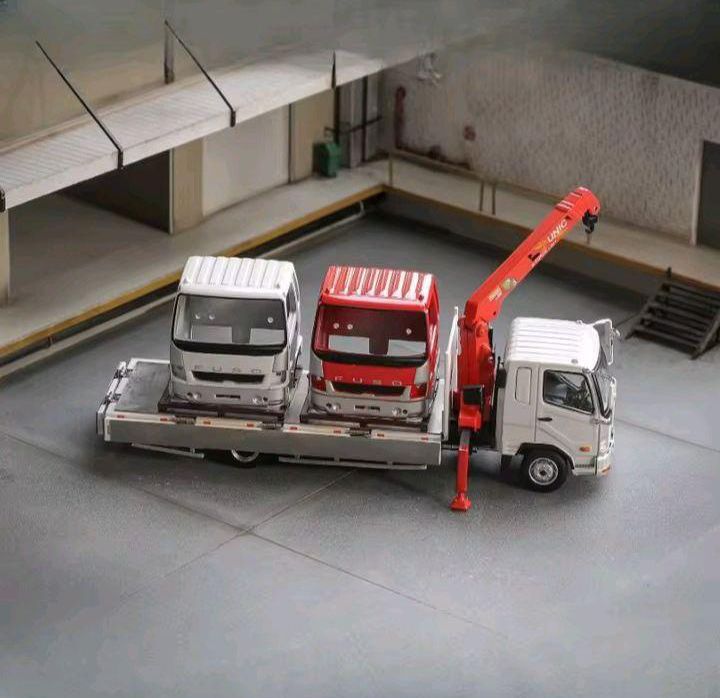 【GCD】1/64FUSO FIGHTER1024トラックUNICクレーン付 □【GCD】1/64FUSO FIGHTER1024トラックUNICクレーン付《新品
