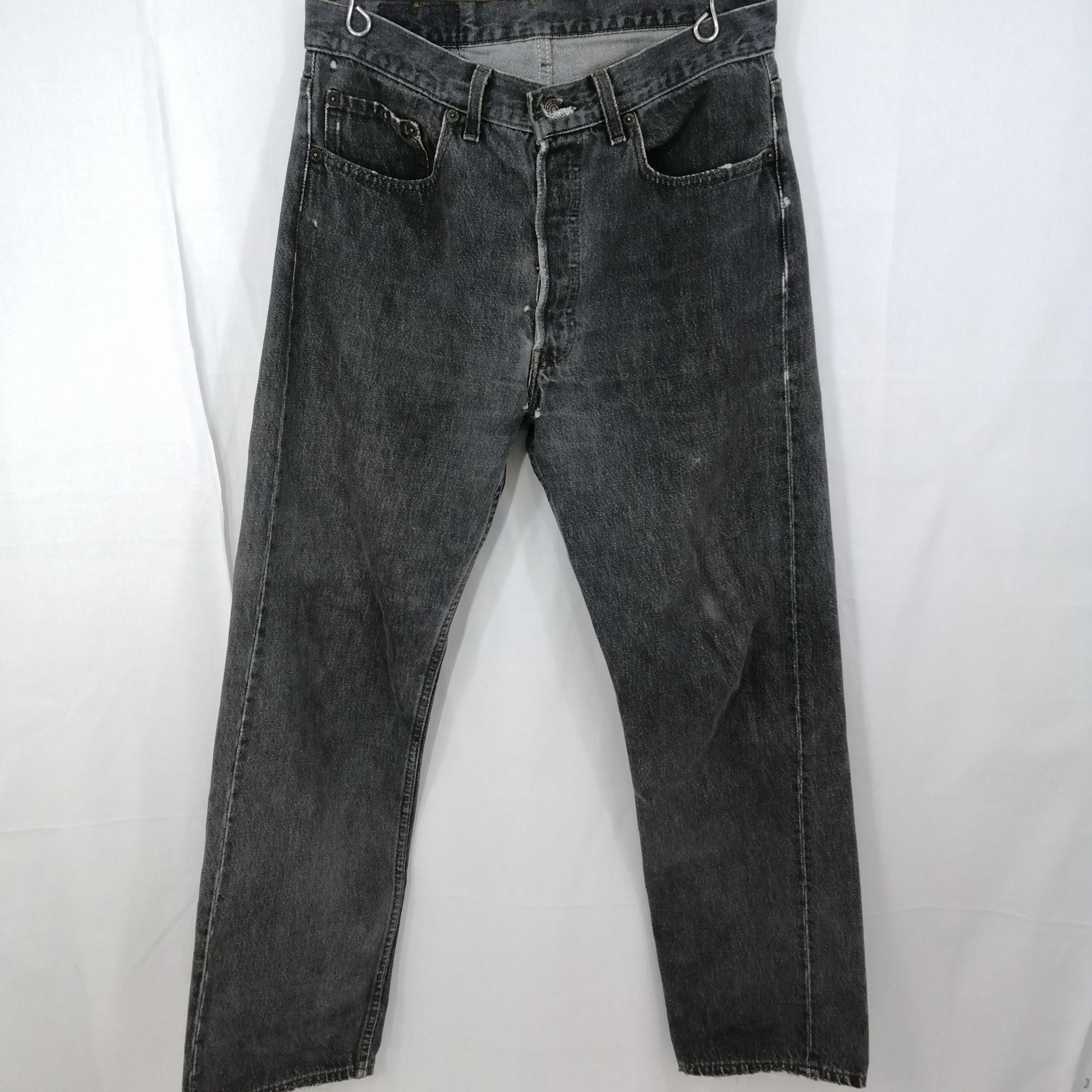 デッドストック☆80s USA製 Levi'sリーバイス 501 先染め ブラック デニムパンツ w29 L30 - Sixpacjoe Web  Shop