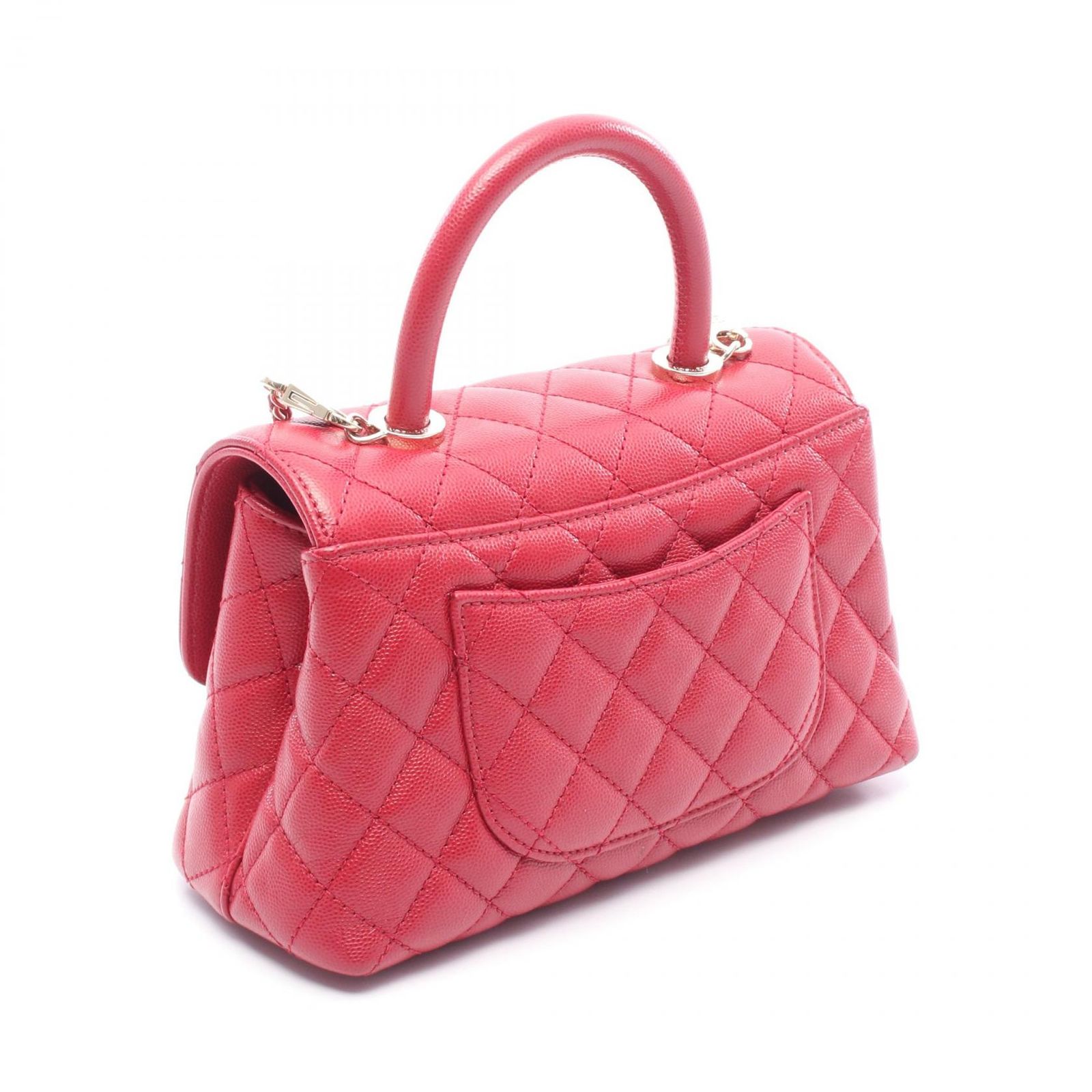 CHANEL ハンドバッグ マトラッセ ココマーク ココハンドル 2way CHANEL [中古]シャネル マトラッセ ココハンドル 2WAY バッグ
