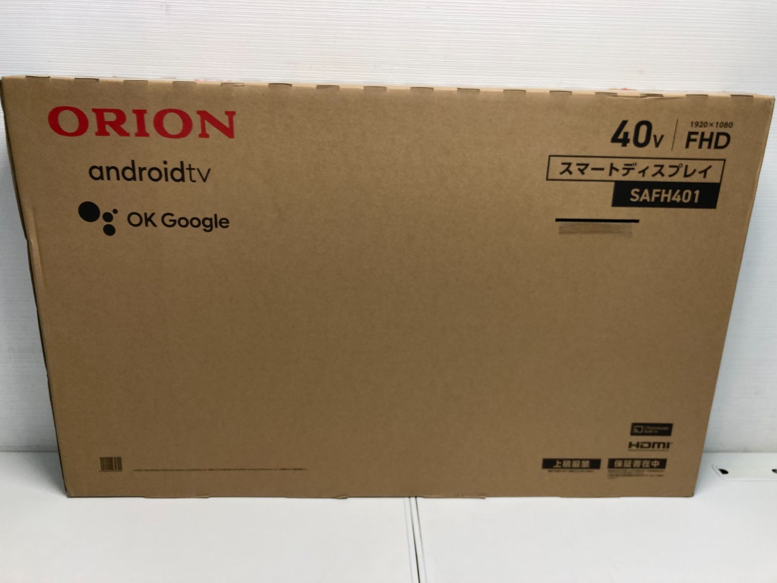 □未使用品□ORION オリオン SAFH401 スマートディスプレイ 40V 40