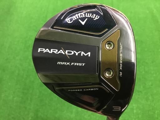 キャロウェイ PARADYM MAX FAST 3W フェアウェイウッド FW SPEEDER NX 40 for CW PARADYM FW フレックスR メンズ 男性用 右利き 右用 Bランク ゴルフクラブ