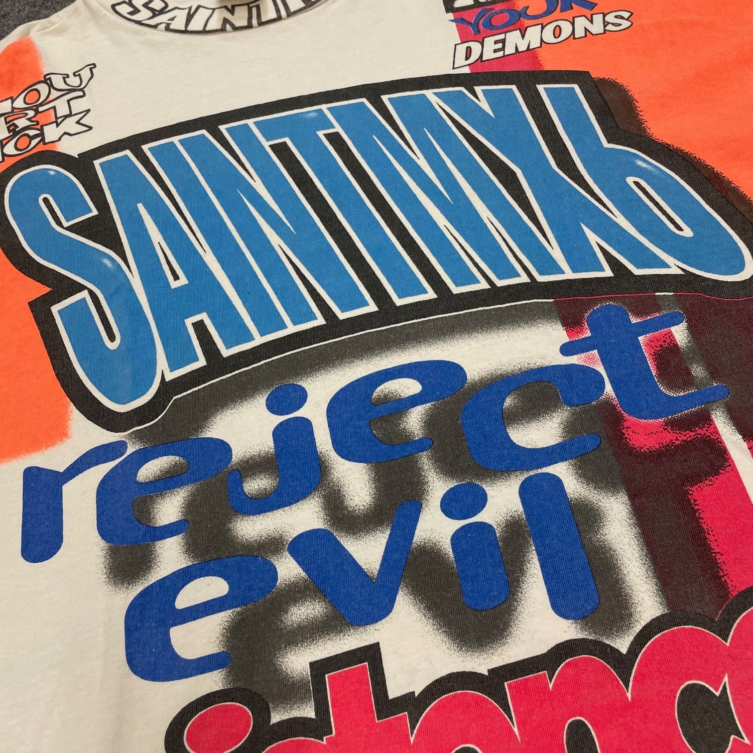 SAINT MICHAEL 23SS LS TEE MOTOCLOSS モトクロス プリント 長袖T