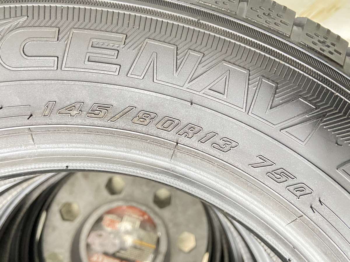 145/80R13 グッドイヤー アイスナビ 7 中古タイヤ スタッドレスタイヤ 