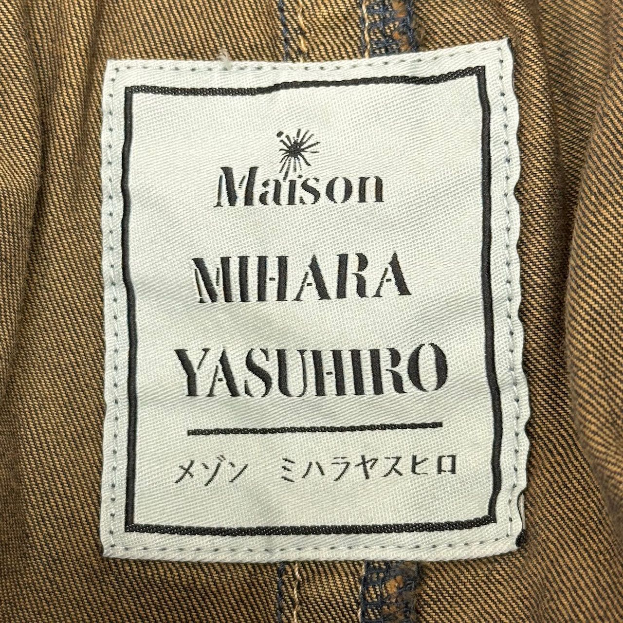 定価61600円 Maison MIHARA YASUHIRO 24SS DENIM BAKER PANTS デニム 