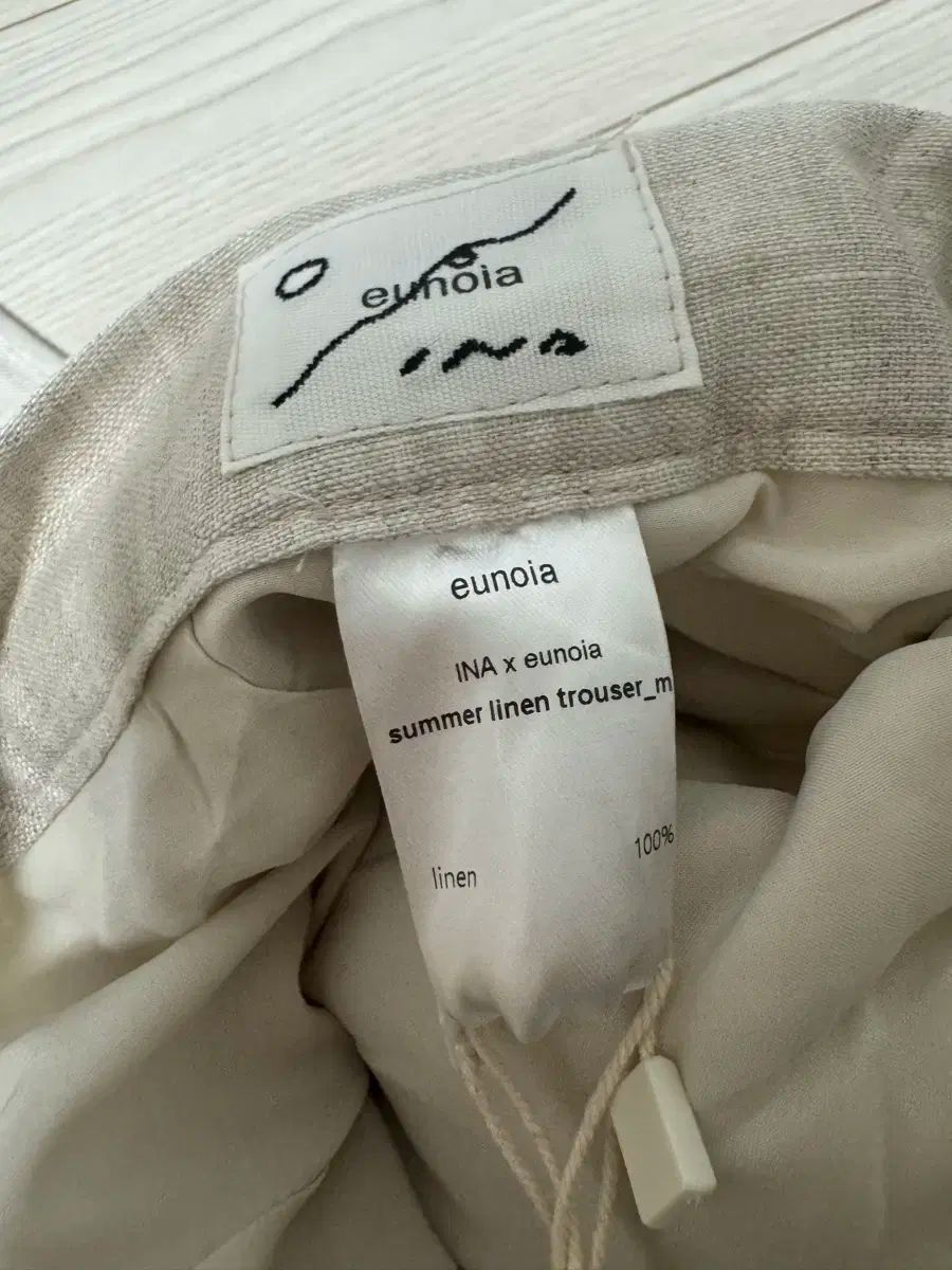 ユノイア サマー リネン スラックス ミディアム イナフィスタシ リーファー