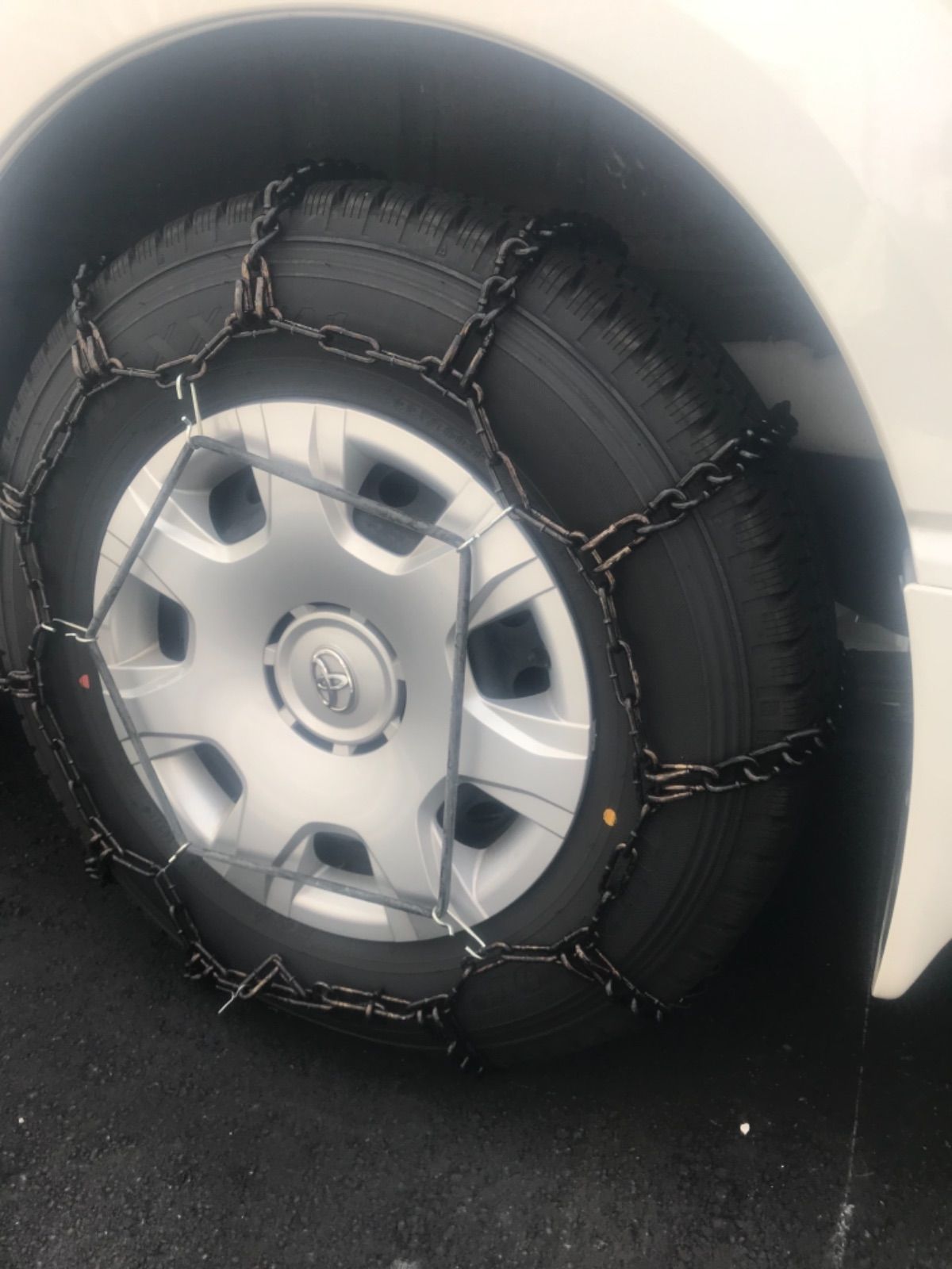 最終値 ハイエース キャラバン用金属タイヤチェーン195 80R15 バンド付き