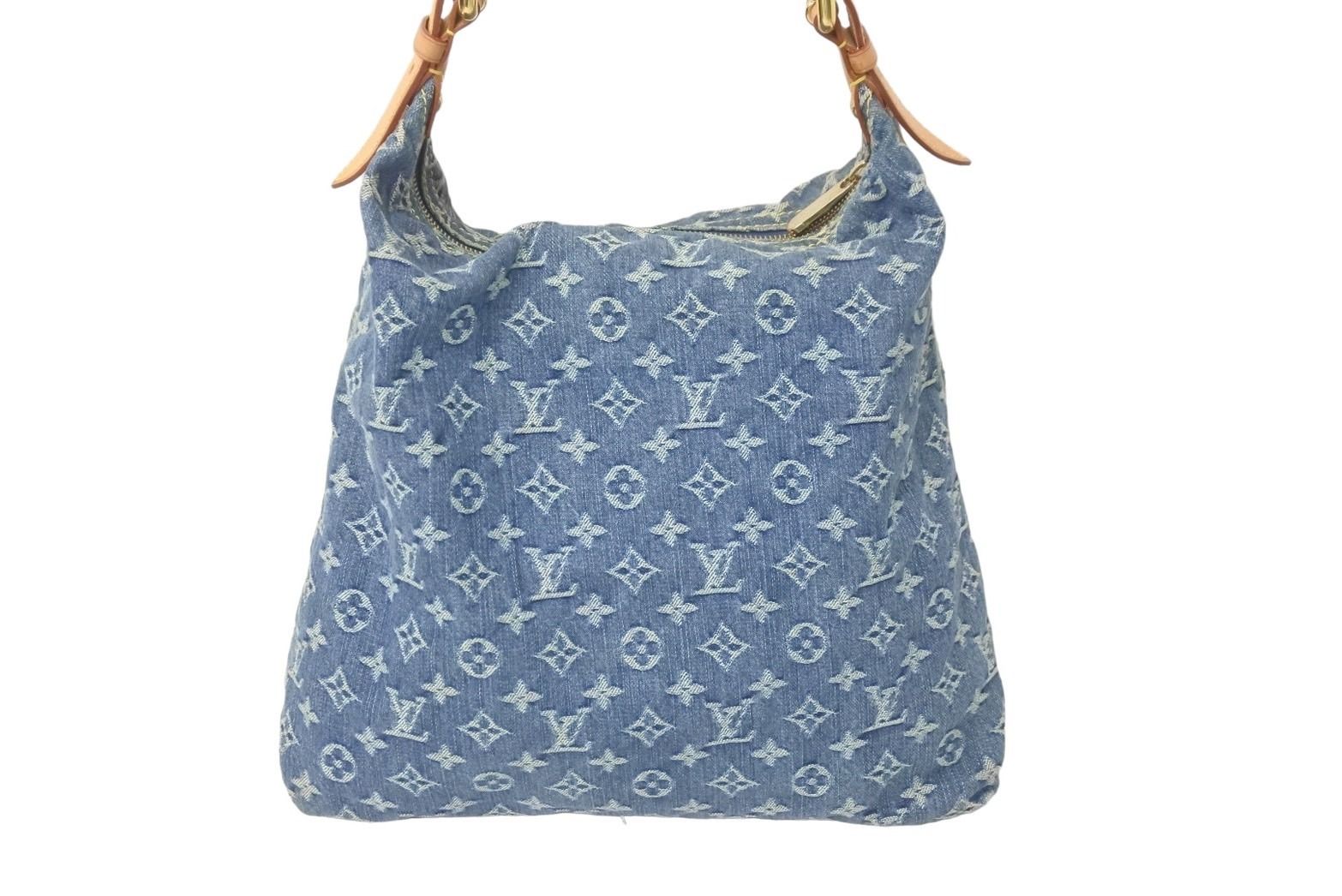LOUIS VUITTON ルイヴィトン バギーGM モノグラムデニム ショルダー  