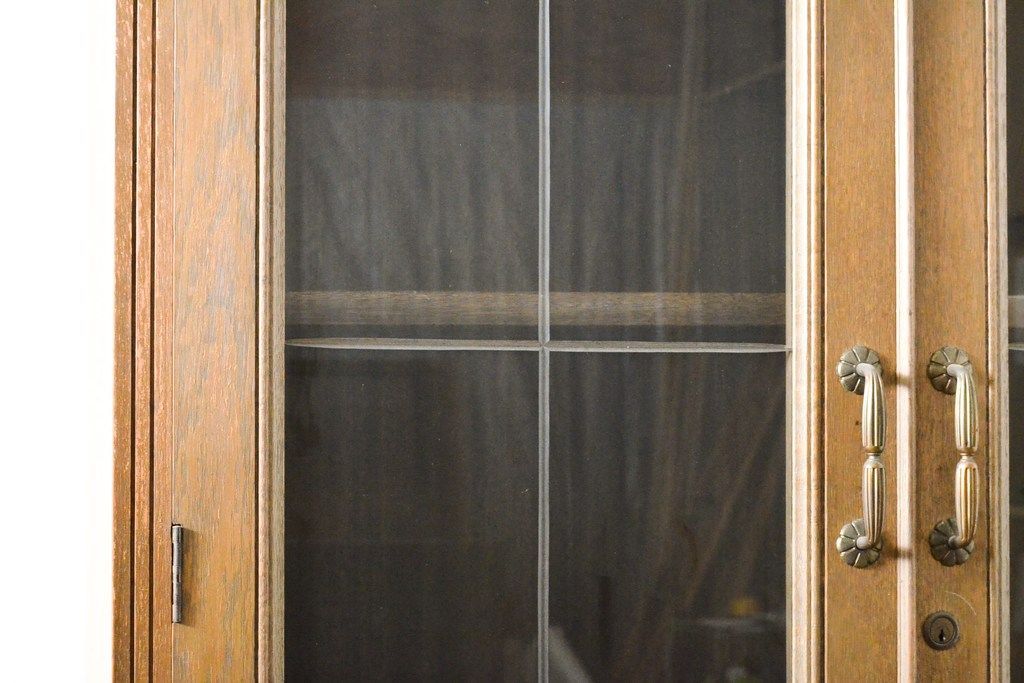 ☆事前問合せ必須☆ 神戸洋家具 キャビネット 和製ビンテージ オーク材