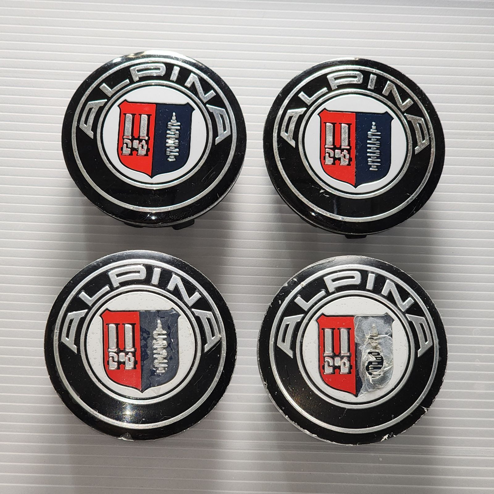 中古品 BMW ALPINA センターキャップ 4個セット ホイールキャップ 中古 
