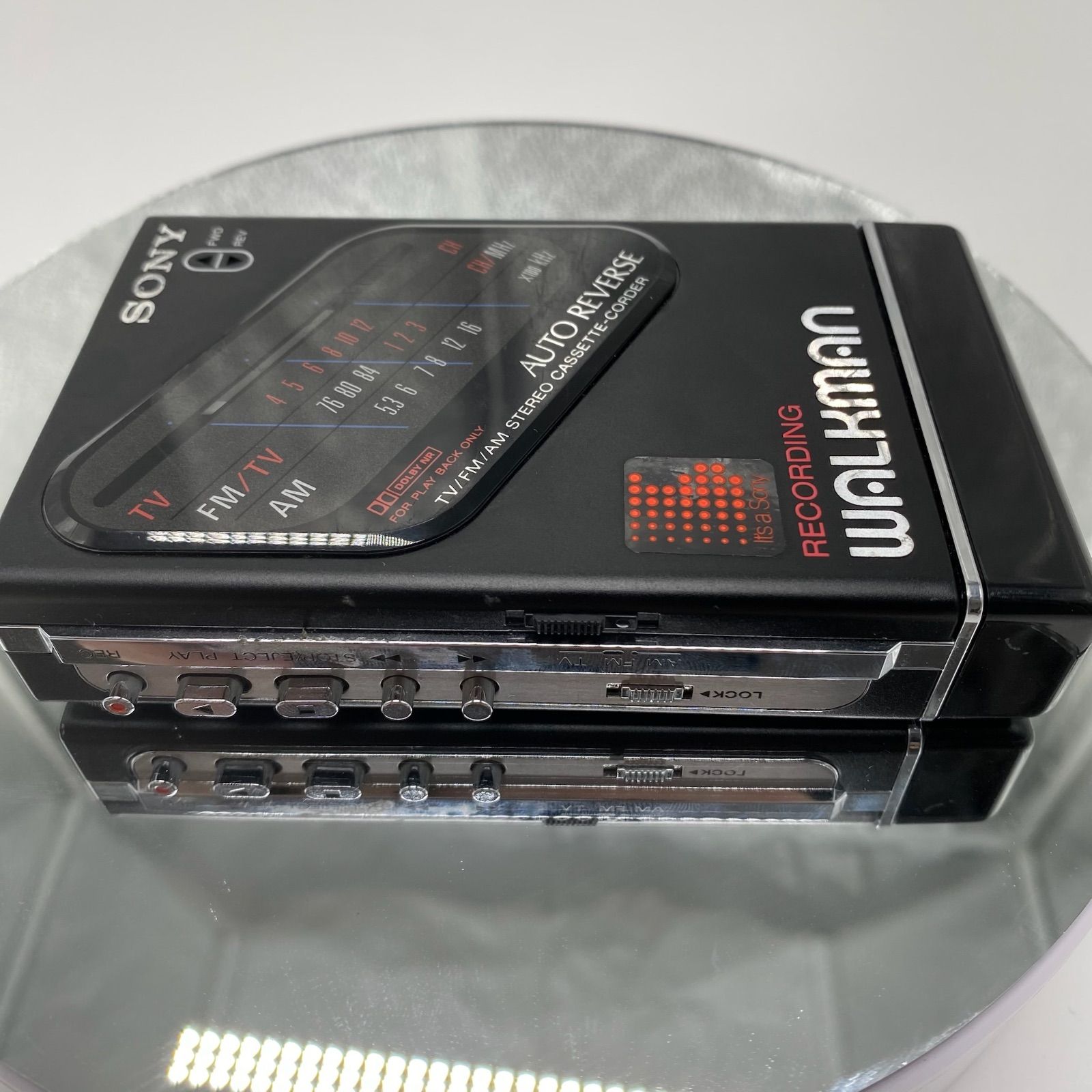 レトロ◎SONY ウォークマン WM-F203 レッド SONY WM-F203 ウォークマン