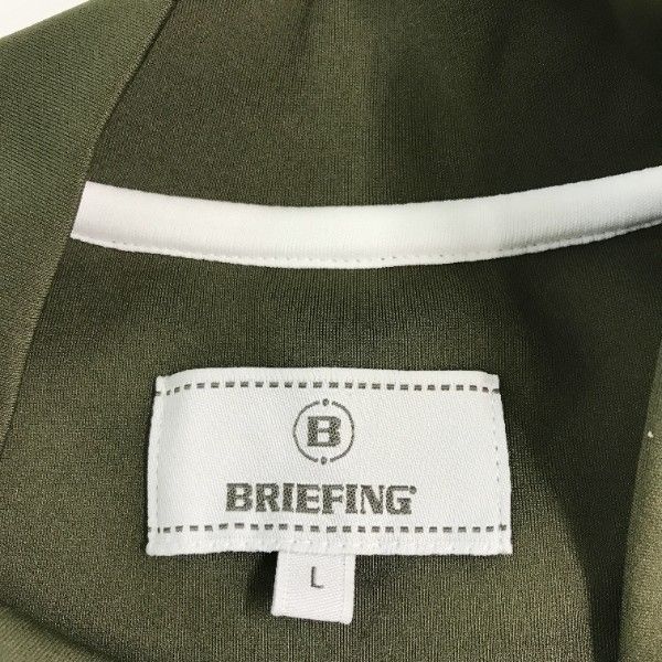 BRIEFING GOLF 2021年 長袖ハイネックワンピース グリーン系 L