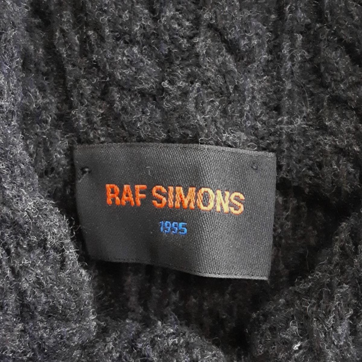 RAF SIMONS(ラフシモンズ) パーカー サイズS メンズ美品 - 黒 長袖  