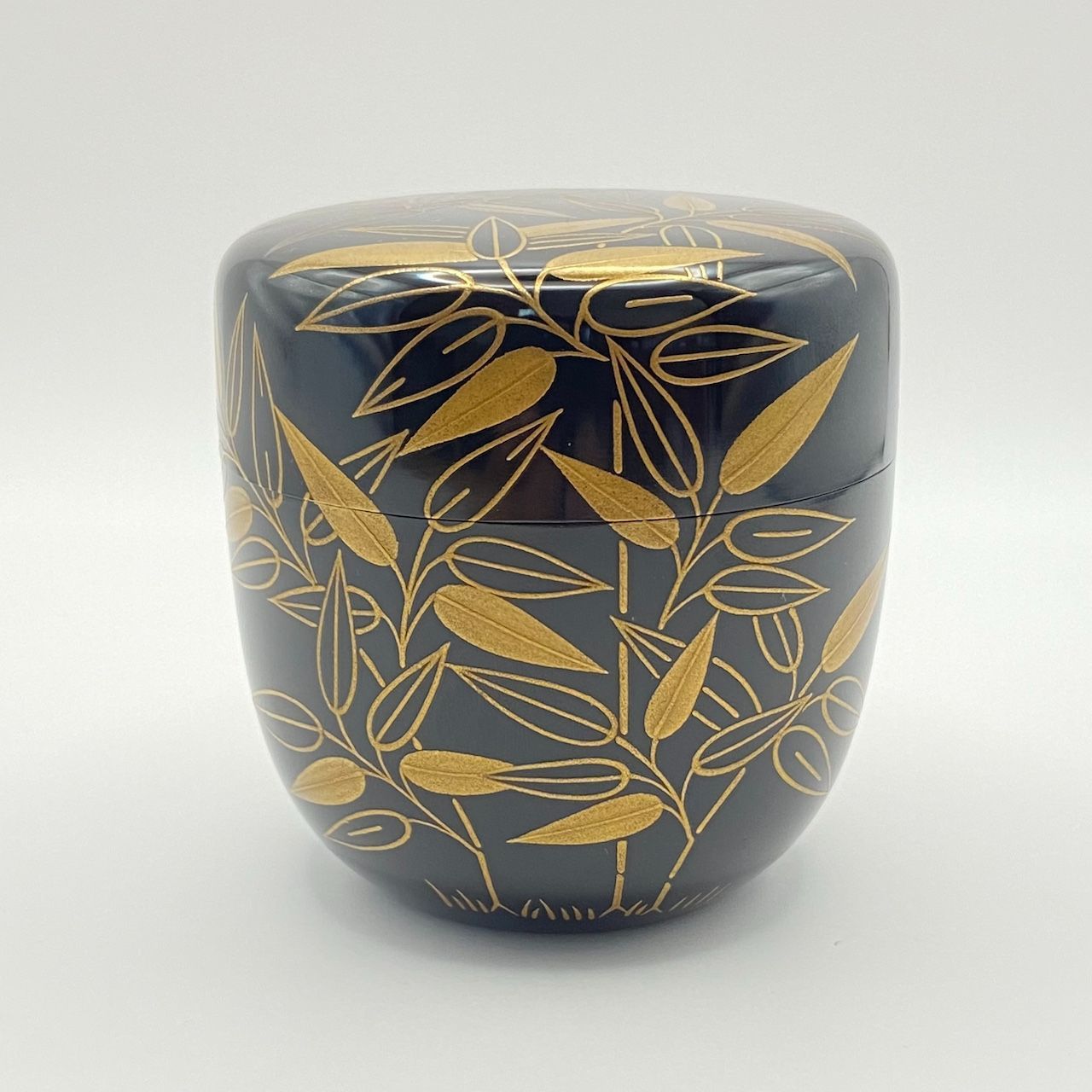大棗 笹蒔絵 中村恭蔵 共箱入 茶道具 薄茶器 漆器 漆芸 古美術 【公式