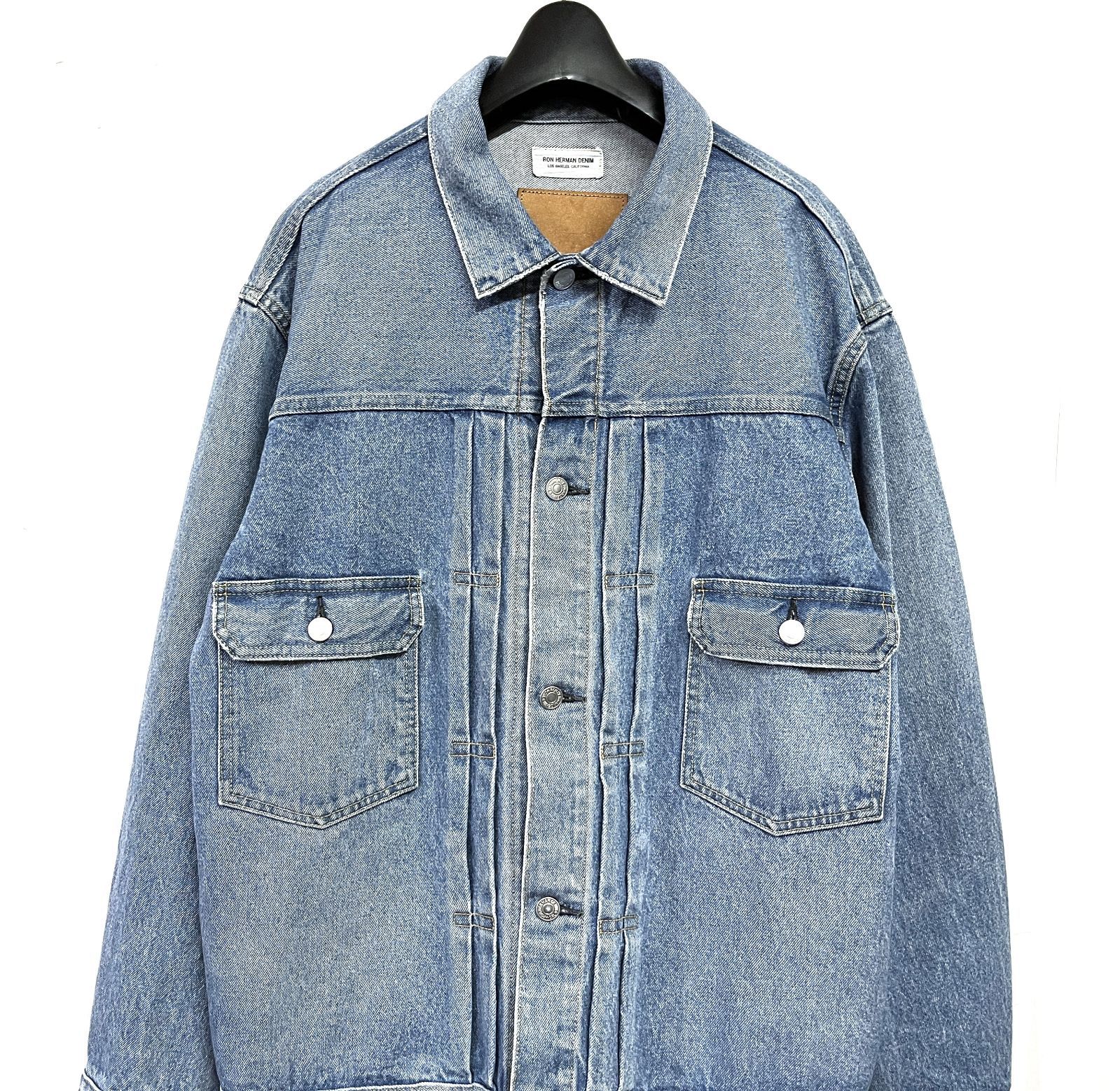Ronherman×LEEノーカラーデニムジャケットロンハーマンリーRHC RHC Gジャン/デニムジャケット Ronherman×LEEノーカラーデニム