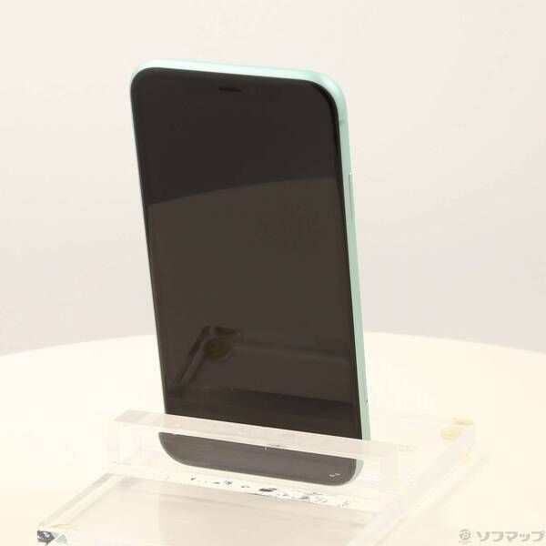 中古品〕 iPhone11 64GB グリーン MHDG3J／A SIMフリー【344