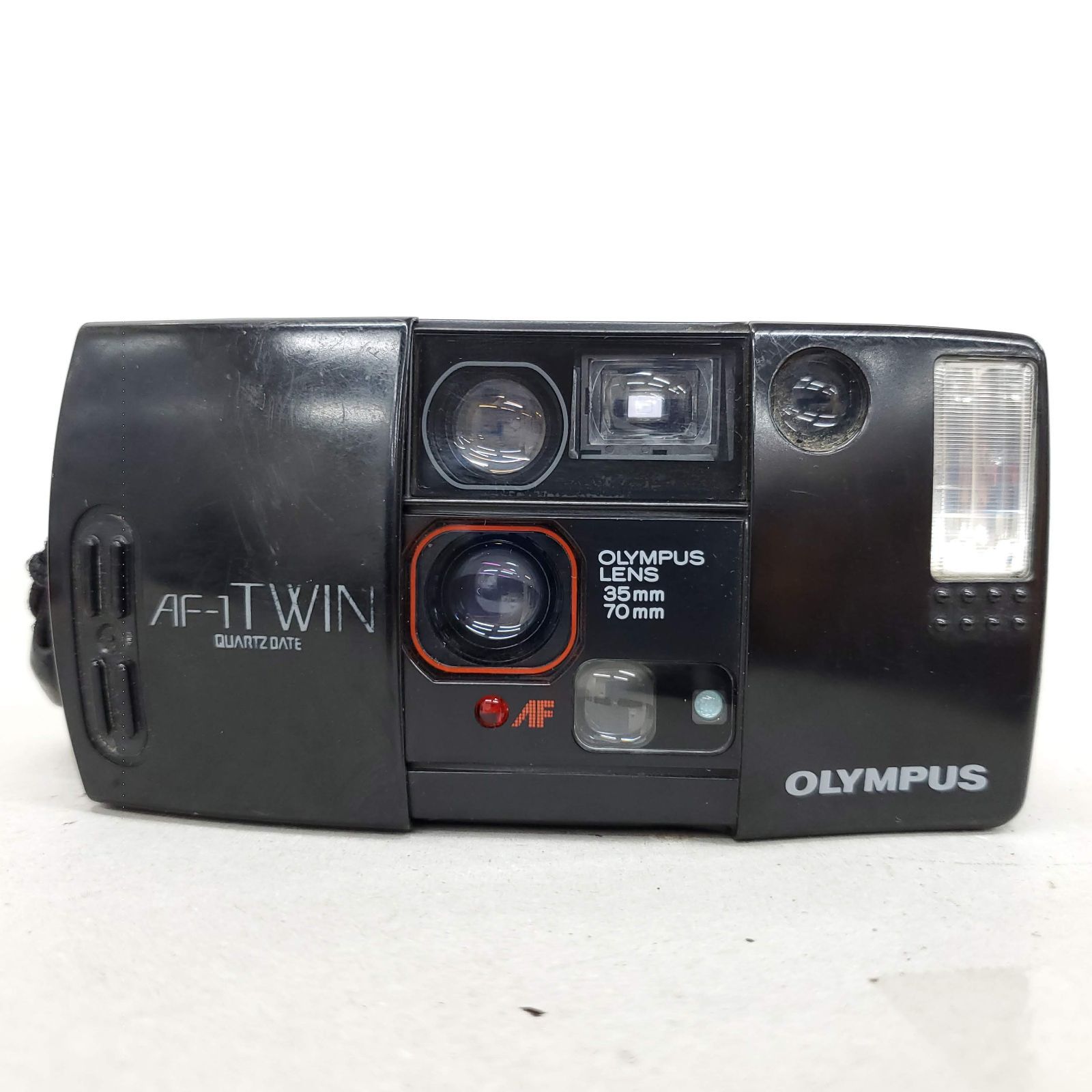 動作 済 Olympus AF-1 TWIN QUARTZ DATE F1014-8e