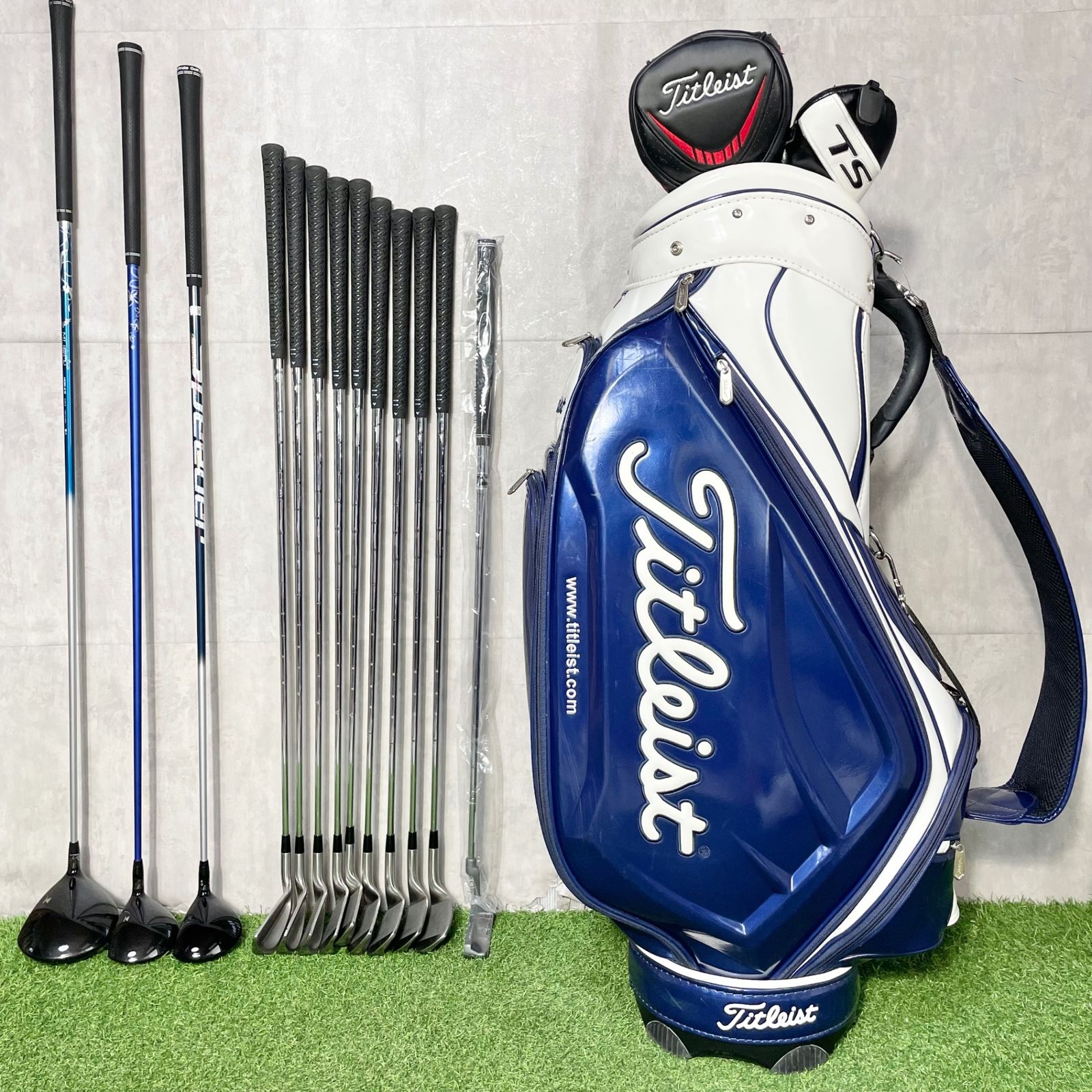 13.レフティー 初心者オススメ ゴルフクラブ メンズ左利きセット 14本