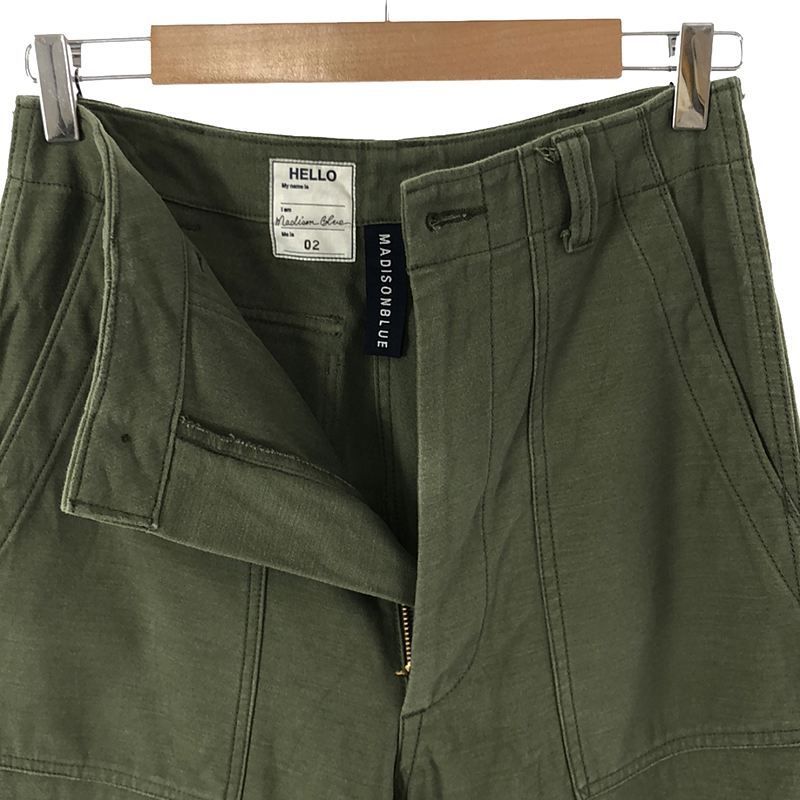 MADISON BLUE マディソンブルー ファティーグパンツ カーキ 02 マディソンブルー カーキファティーグパンツ 02サイズ 楽天市場
