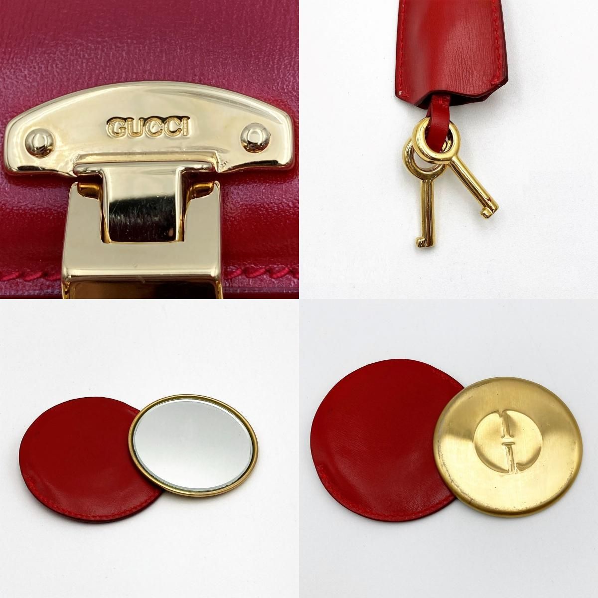 美品 GUCCI グッチ レディロック ショルダーバッグ ハンドバッグ 2WAY