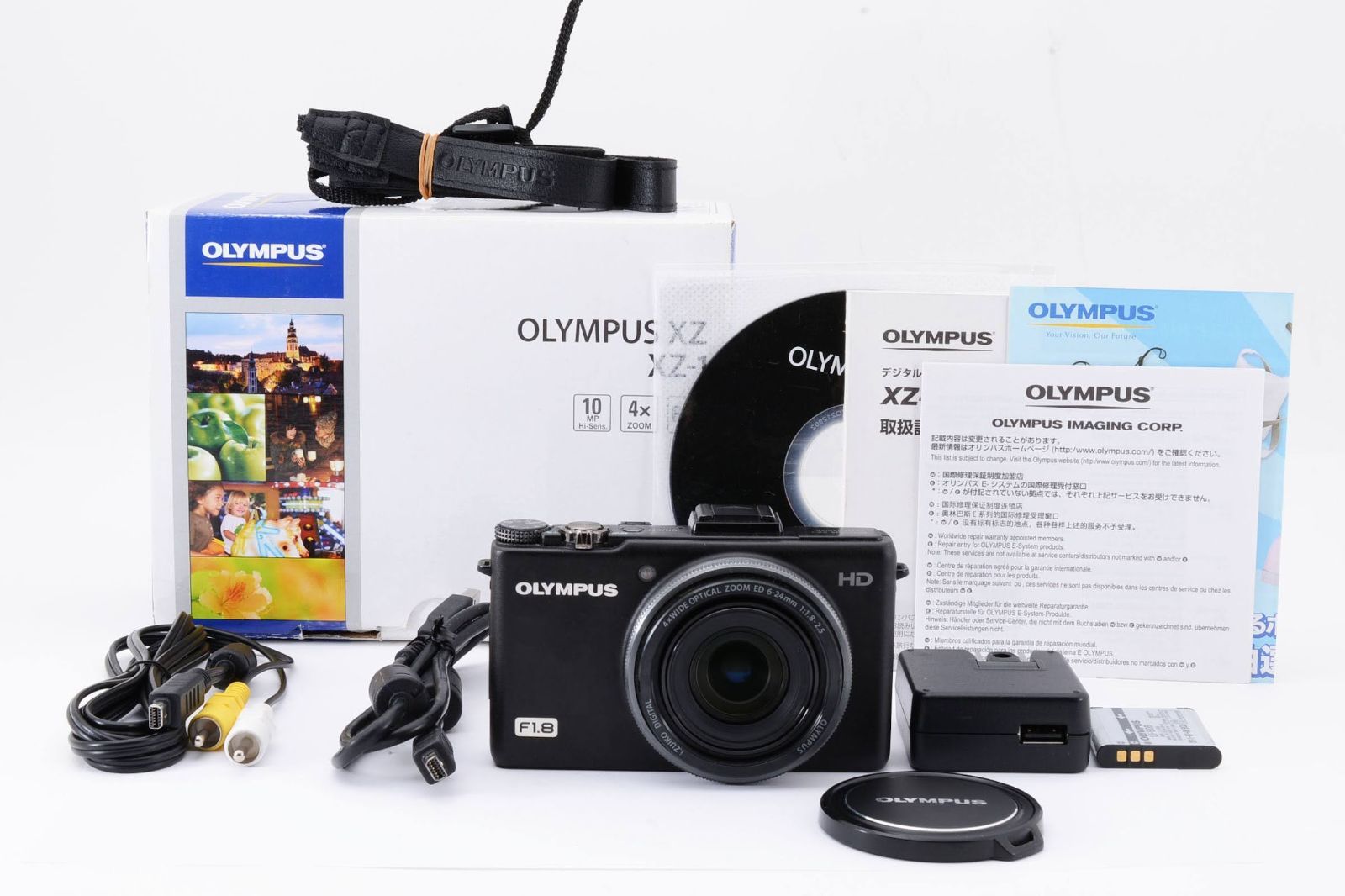 オリンパス Xシリーズ XZ-1 10.0MP デジタルカメラ ホワイト［美品