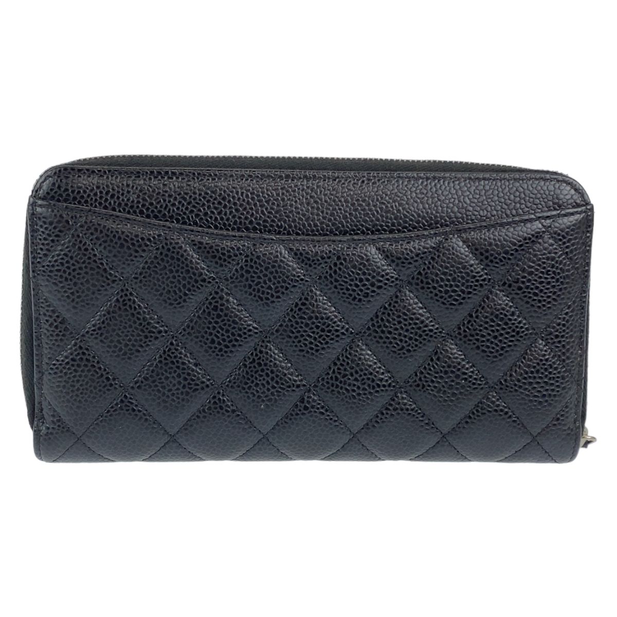 美品 CHANEL シャネル マトラッセ ココマーク ブラック 黒 シルバー 