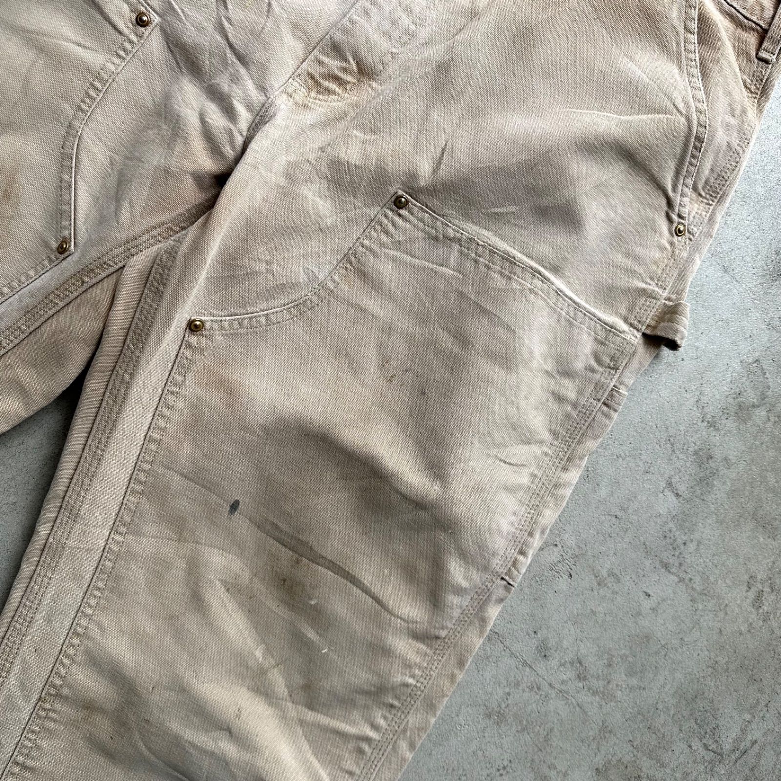 リアルワーク］Carhartt ダブルニー ペインターパンツ DKB 32 リアル