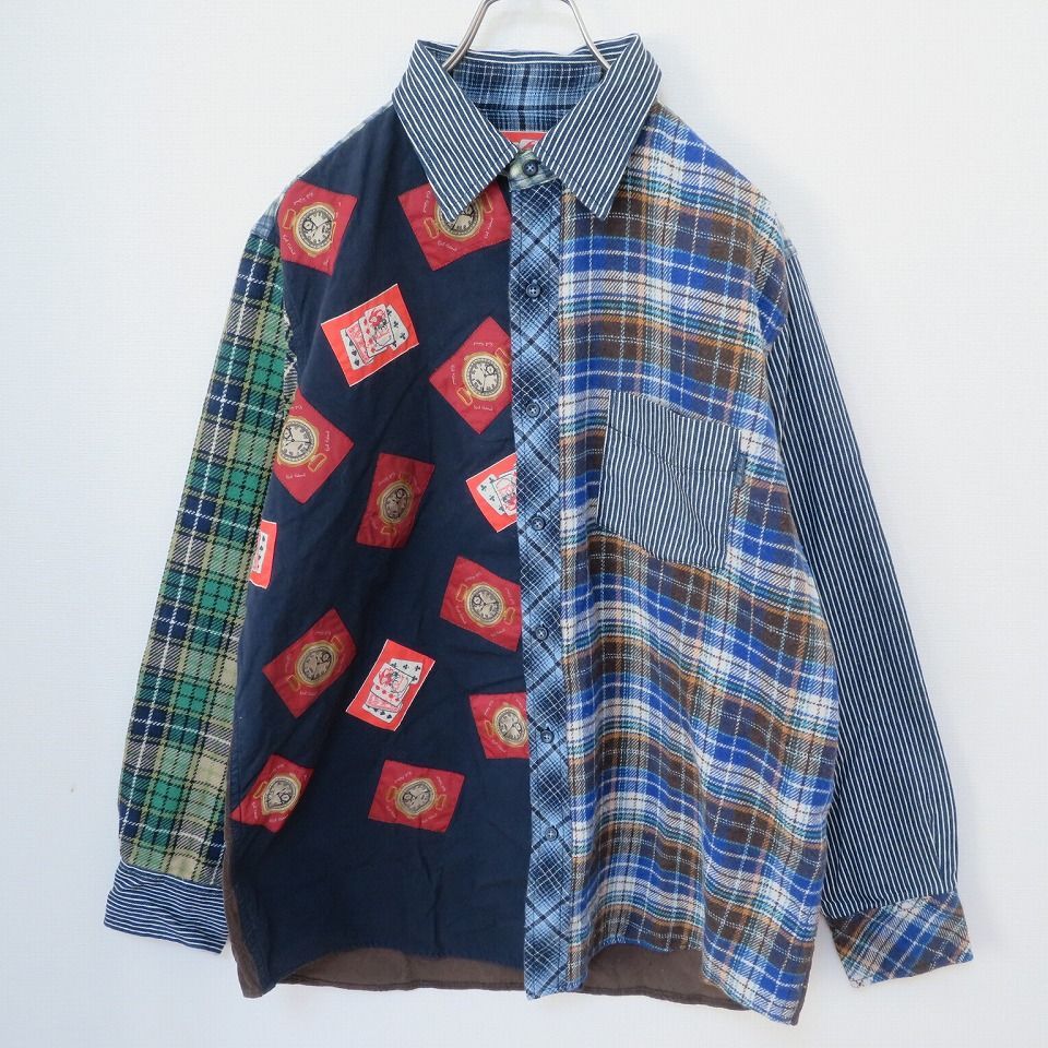 Karl Helmut パッチワーク ジャケット 90～00s Karl Helmut カールヘルム パッチワーク デコレーション
