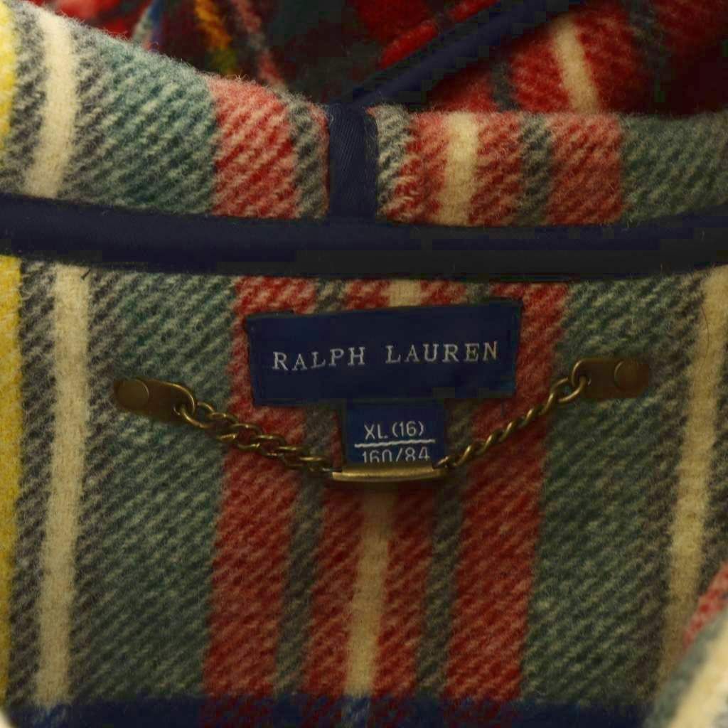 ラルフローレン RALPH LAUREN ダッフルコート ミドル丈 チェック