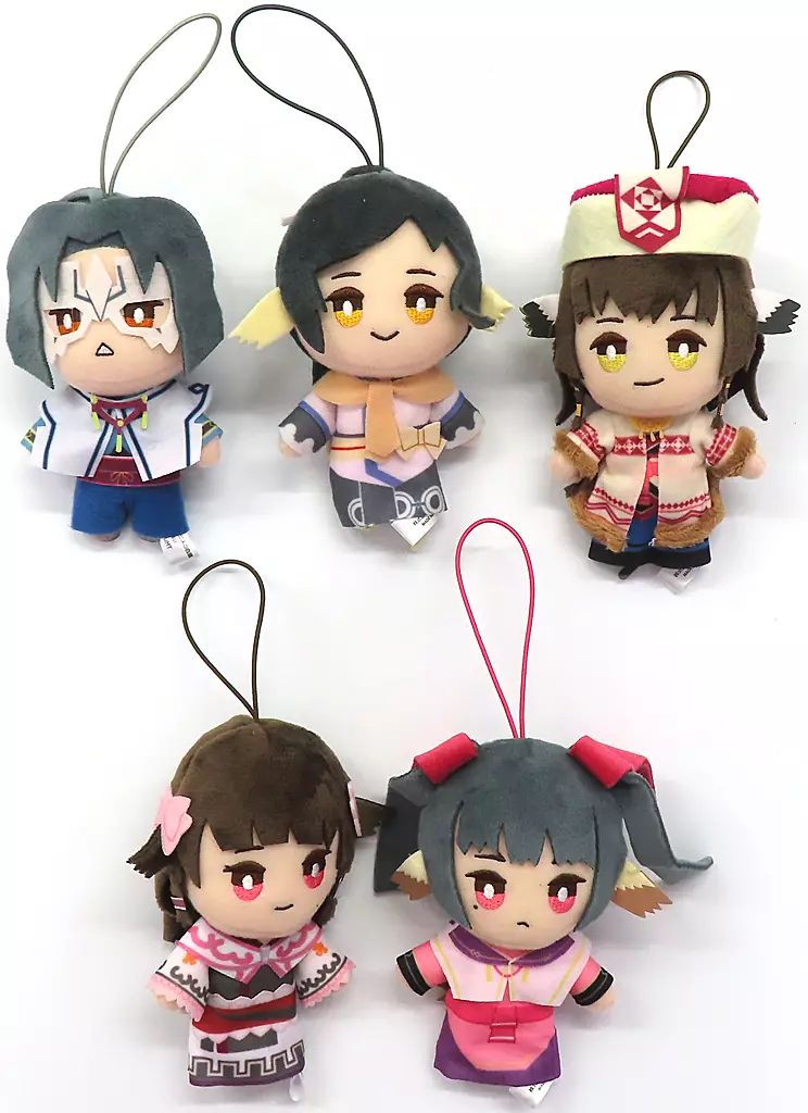 キーホルダー 全5種セット ピコぬい うたわれるもの 二人の白皇
