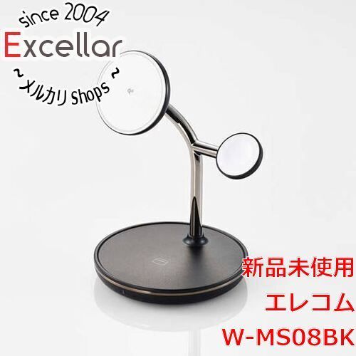 bn 12 ELECOM Qi2 3in1ワイヤレス充電スタンド W-MS08BK ブラック