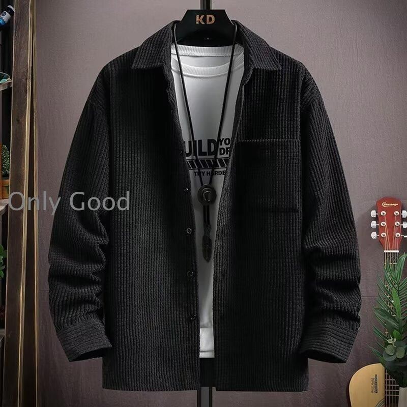 コーデュロイ シャツ メンズ 秋服 カジュアルシャツ 切り替え 長袖シャツ メンズシャツ トップス 40代 50代 30代