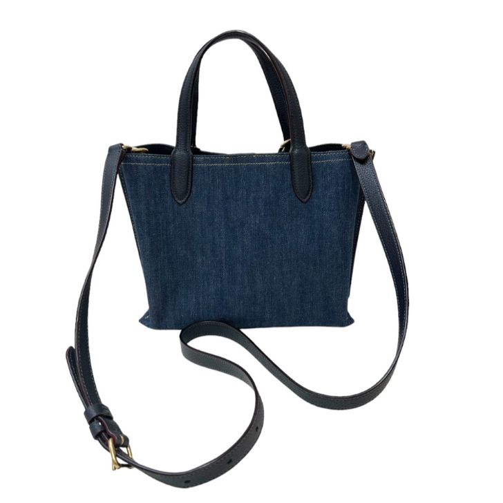 中古美品】 COACH WILLOW コーチ ウィロートート フラワーチャーム付き 