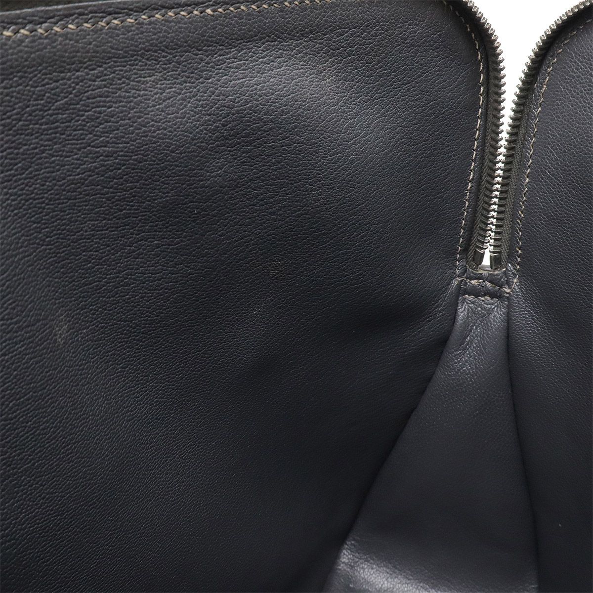 レザー ダークグレー