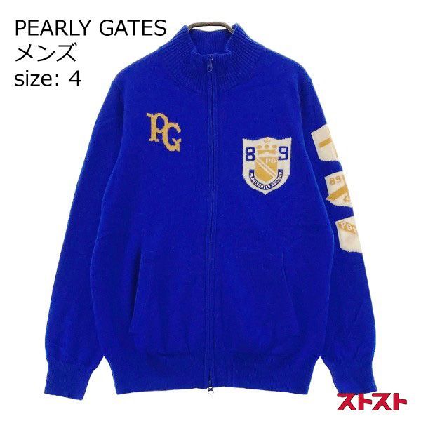 PEARLY GATES パーリーゲイツ カシミヤ ニット ジップジャケット 