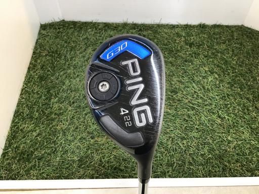 ピンG30　UT4　２２度　SR 中古】 ピン G30 4U ユーティリティ UT リシャフト (フレックス
