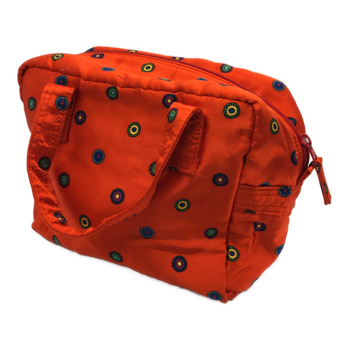 極美品 パーリーゲイツ ゴルフバッグ オレンジ ロゴチャーム付きカートバッグ 中古 パーリーゲイツ PEARLY GATES カートバッグ オレンジ ラウンド