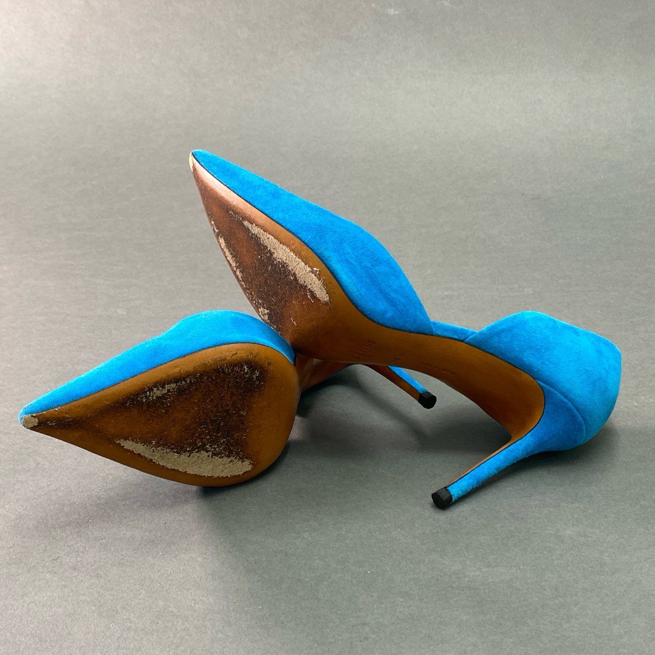 6f4 《美品》 CELINE セリーヌ D'Orsay ドルセー サイドオープン